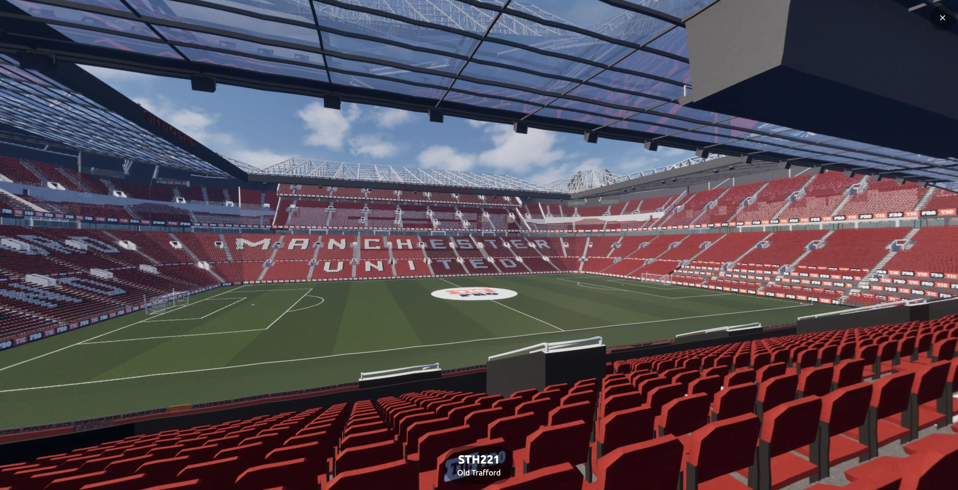 Manchester United Old Trafford STH221 3D Image