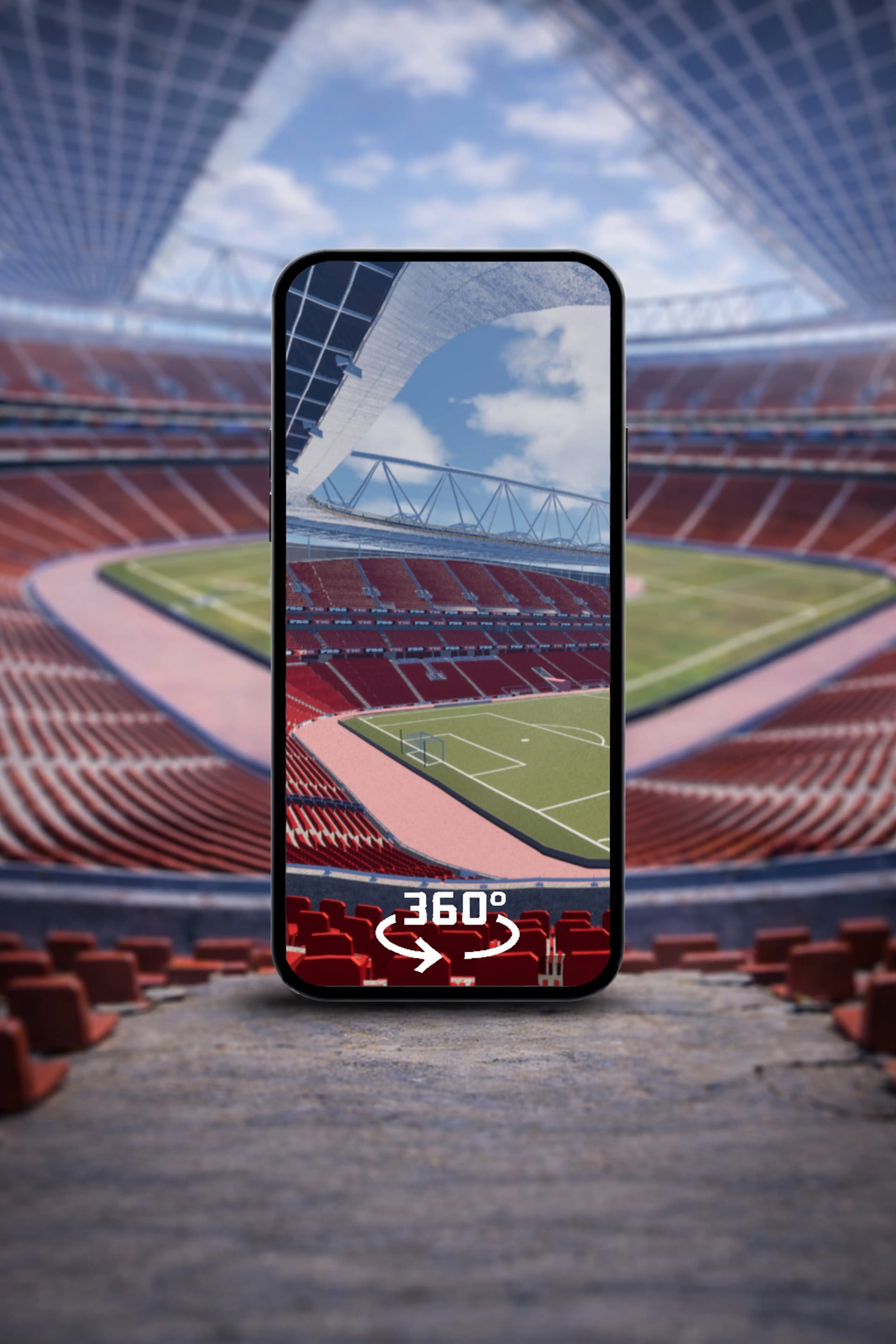 360° view from section B67 at Emirates Stadium