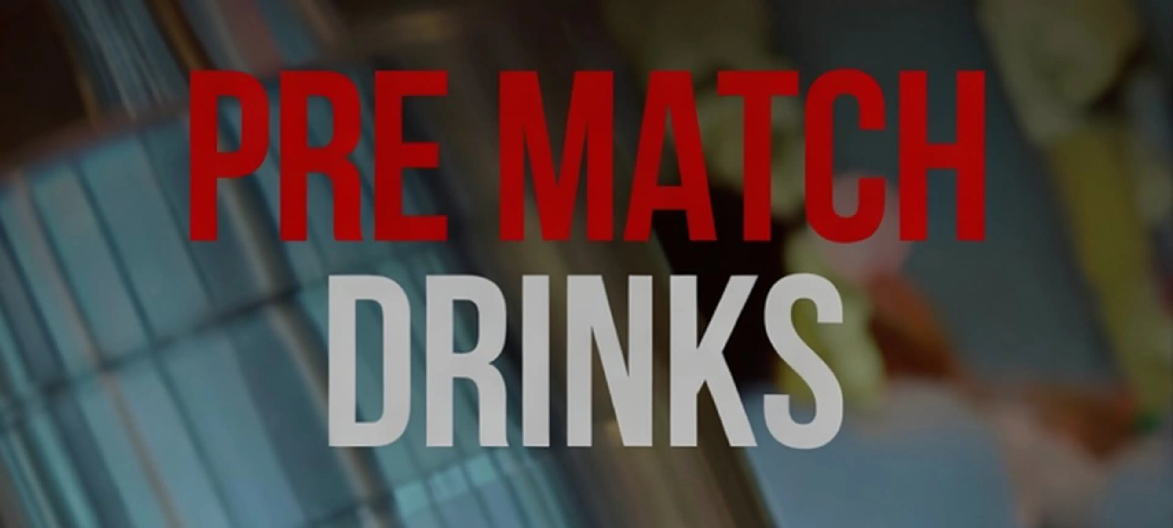 Drinkar före matchen i en hospitalityvideo från TicPro