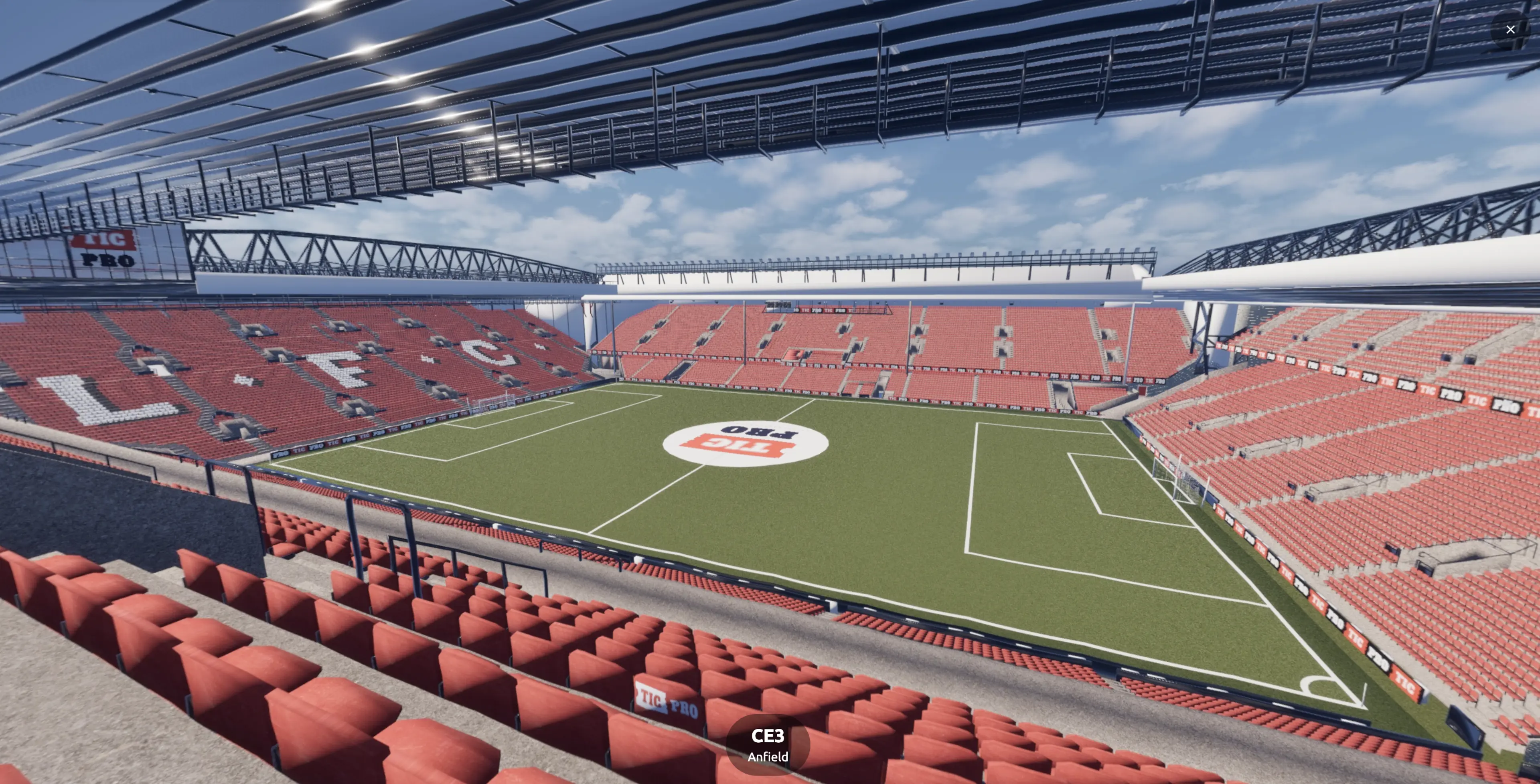Liverpool Anfield Seat Map CE3 3D